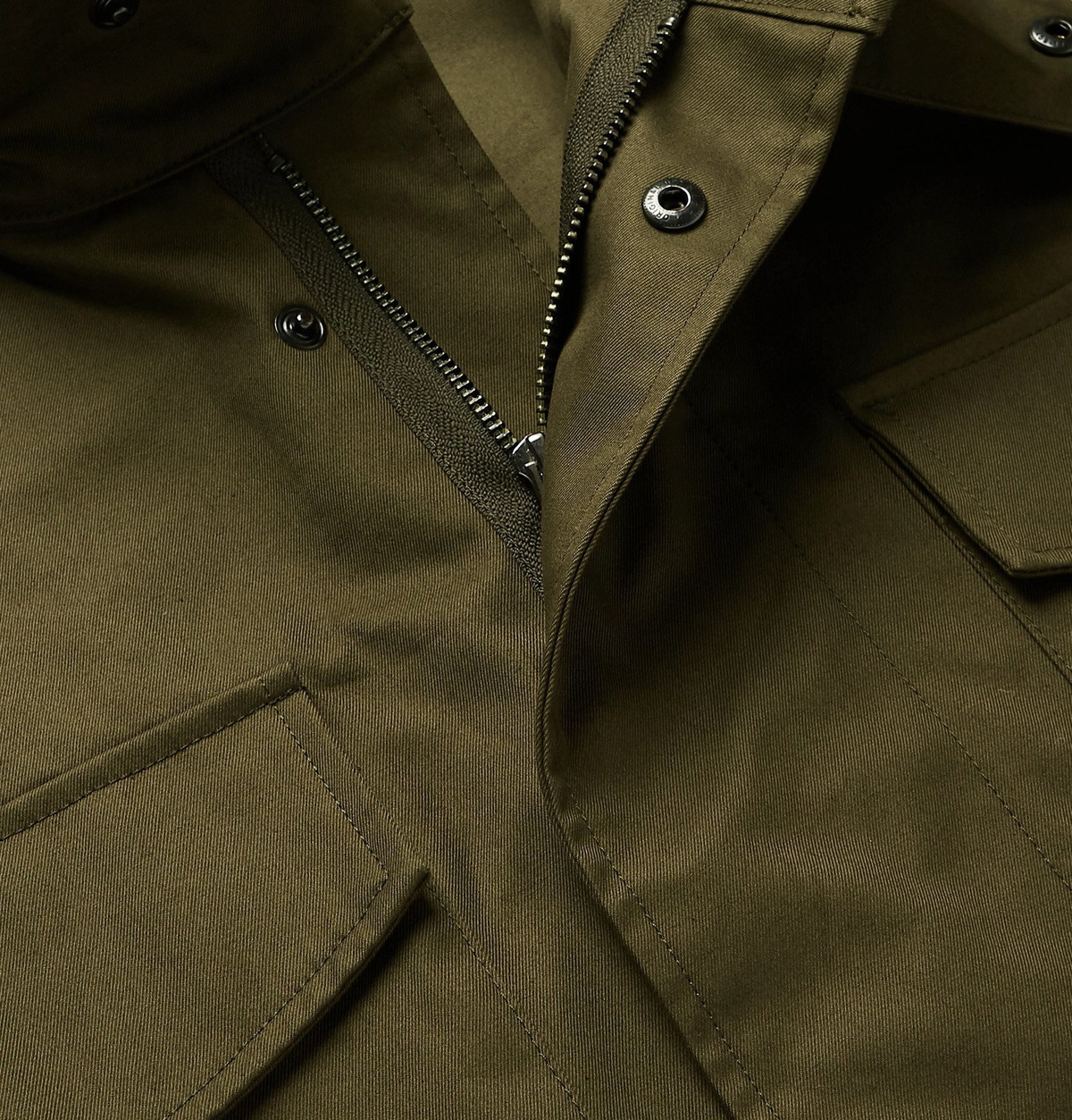 COS Cotton-twill Utility Jacket in Green for Men