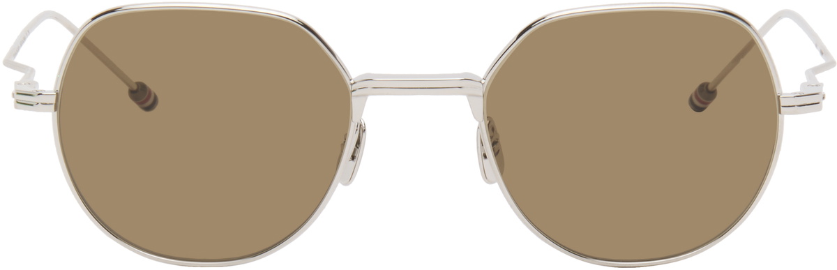 THOM BROWNE「TB-103-A-GLD-58」サングラス Authentic Thom Browne Sunglasses TB 103 A-GLD12K Gold w