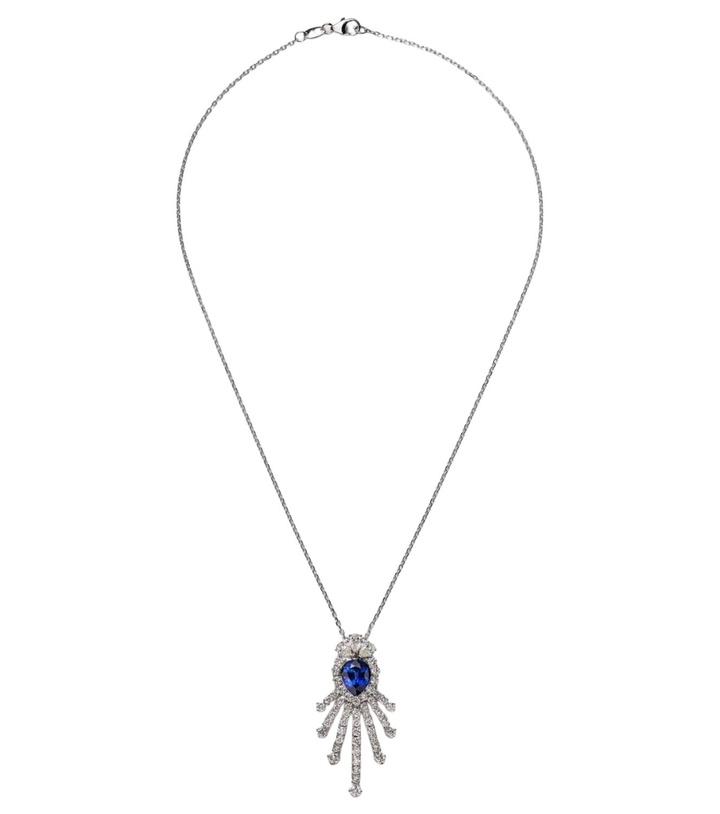 Photo: Yeprem Reign Supreme 18kt white gold necklace with sapphire and diamonds