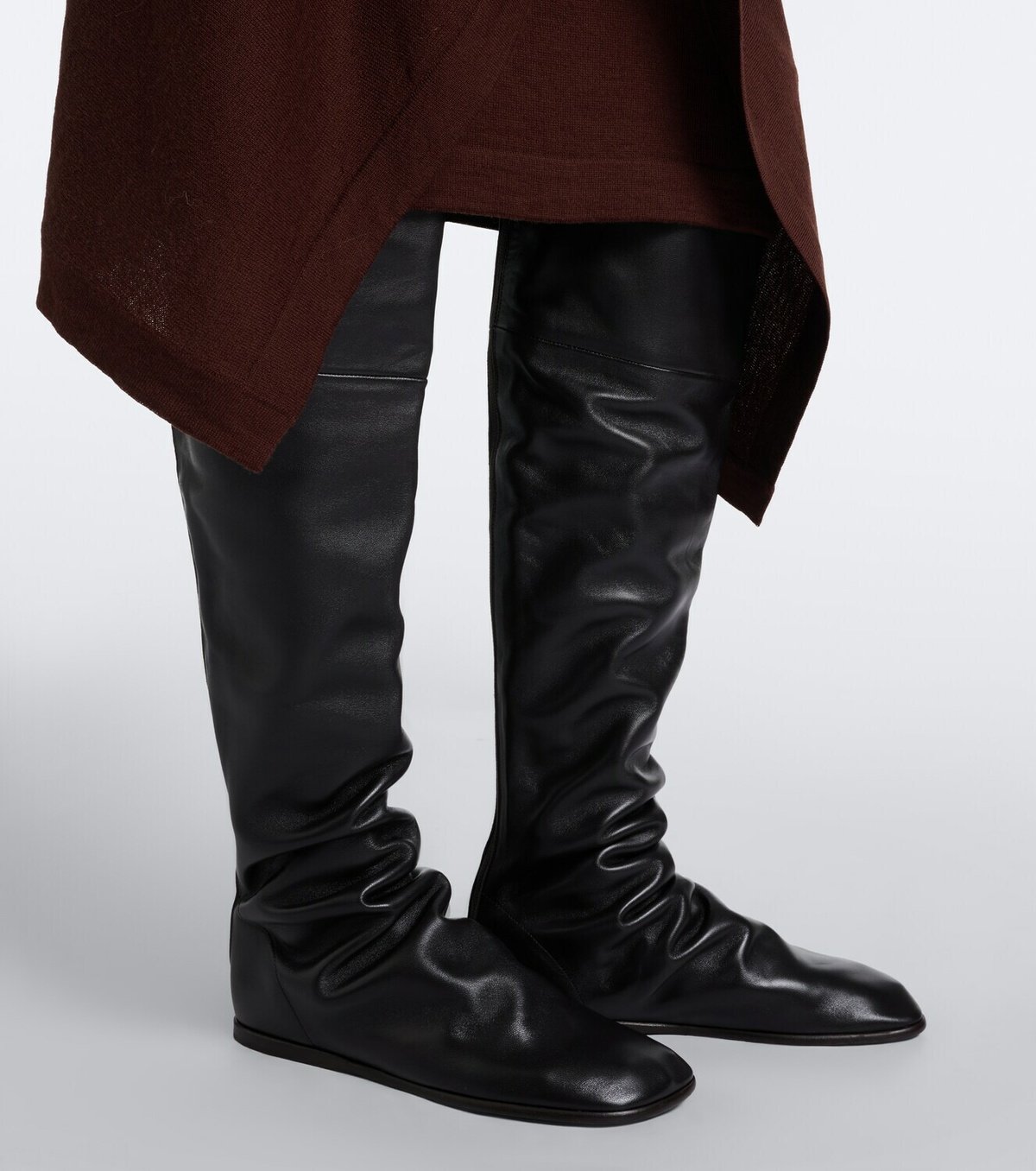 Lemaire Glove leather knee-high boots