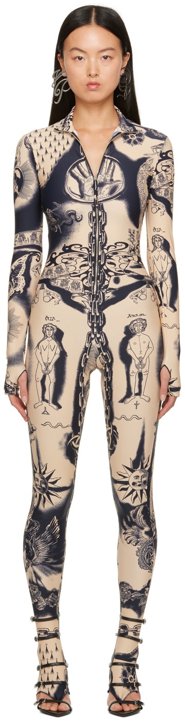 ワンピース Jean Paul Gaultier Medaillon' Jumpsuit Jean Paul Gaultier Catsuit 