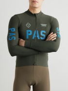 Pas Normal Studios - Mechanism Logo-Print Cycling Jersey - Green