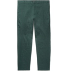 Theory - Curtis Slim-Fit Stretch Linen-Blend Trousers - Green