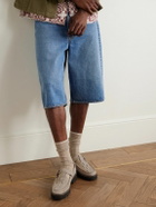G.H. BASS - Corridor Fisherman Woven Suede Loafers - Neutrals