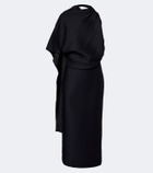 Róhe Draped open-back midi dress