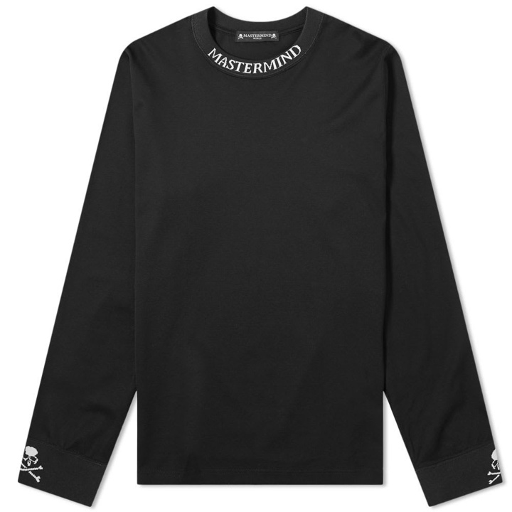 Photo: MASTERMIND WORLD Long Sleeve Logo Collar Tee