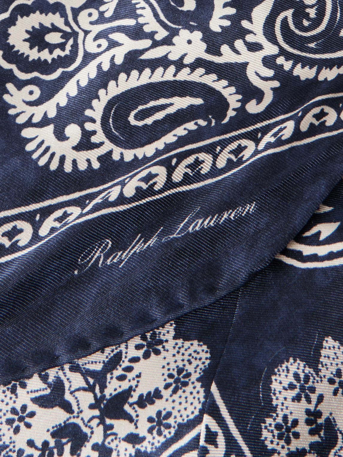 Ralph Lauren Purple label - Maiori Printed Silk-Twill Bandana