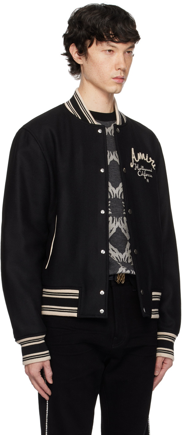 AMIRI Black 'AMIRI Hollywood' Bomber Jacket Amiri