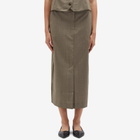 Samsøe Samsøe Women's Satove Midi Skirt in Bungee Cord