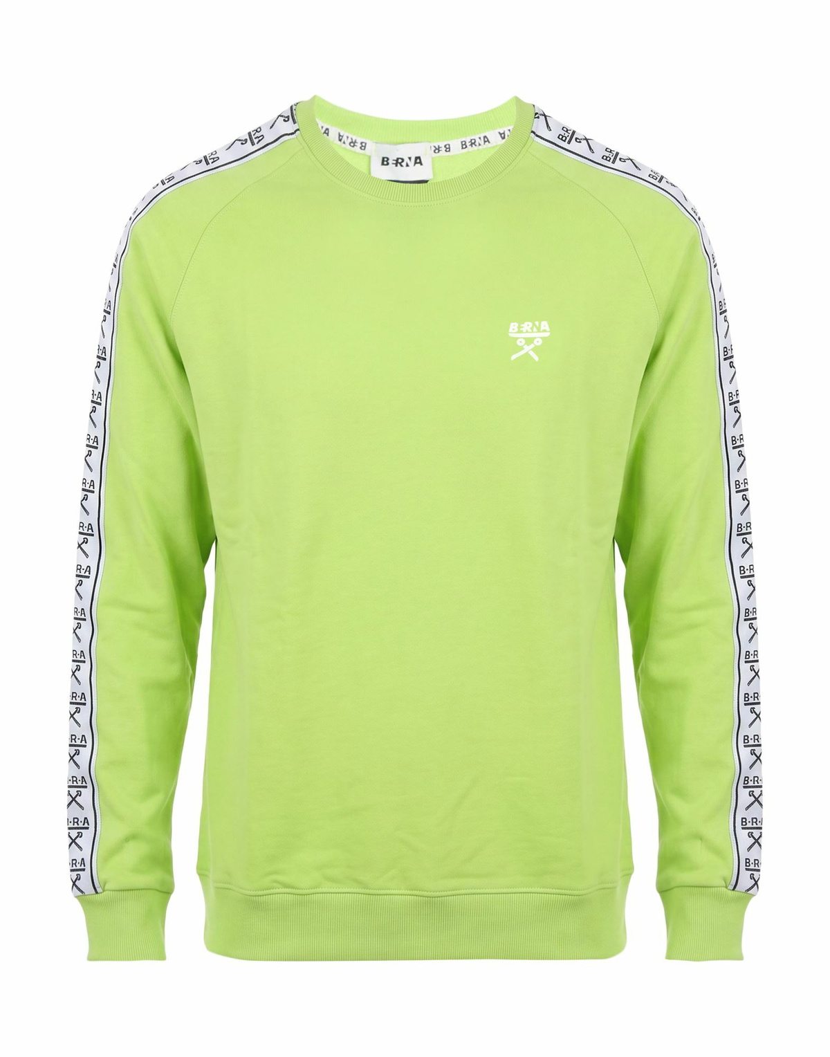 Berna Mens Sweatshirt Lime in Green