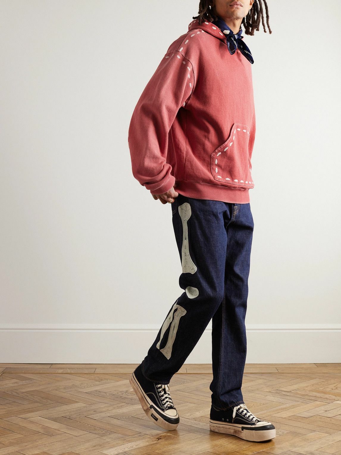 KAPITAL KNIT MARIONETTE HOODIE パーカー サイズ3 Kapital Fleece 