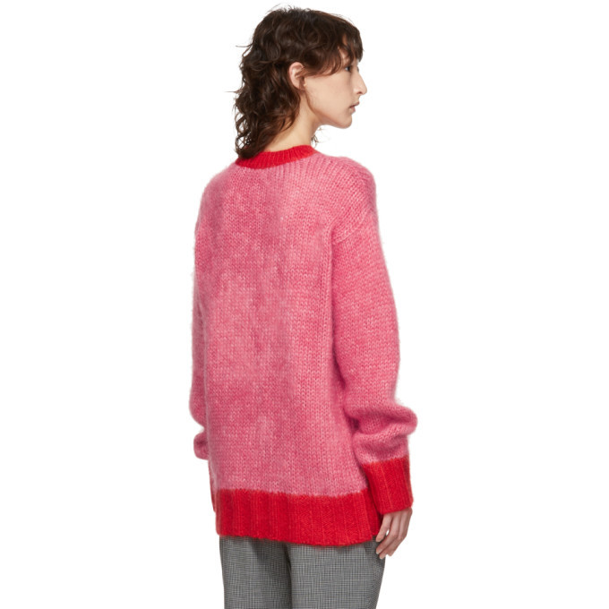 Sweater Mcq Womens McQ Alexander McQueen Pink Mohair Sweater McQ