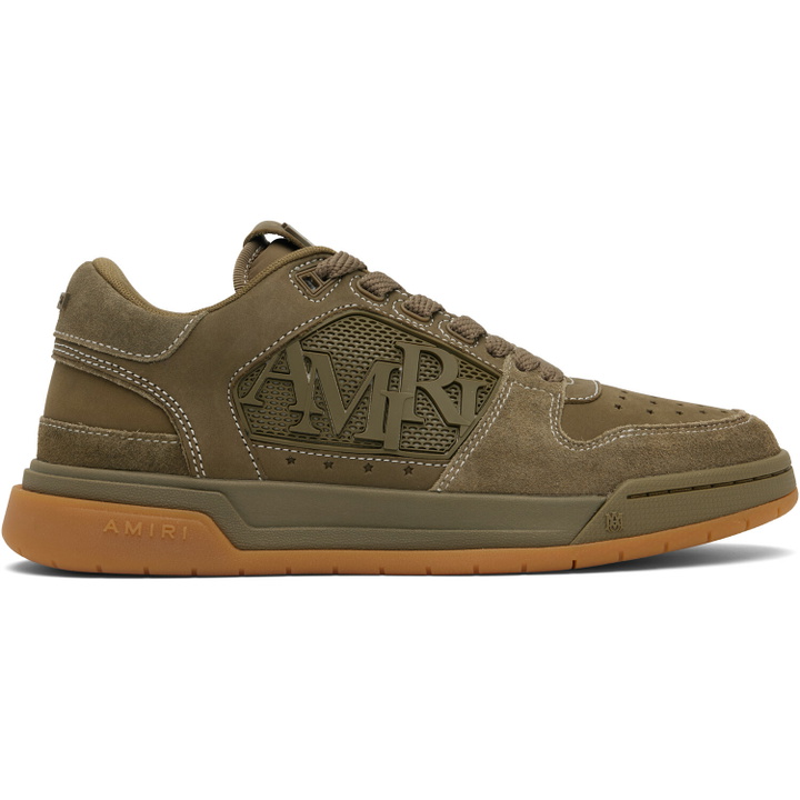 Photo: AMIRI Khaki Classic Low Sneakers