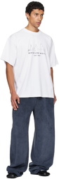 Alexander Wang White Graphic Short Sleeve T-shirt
