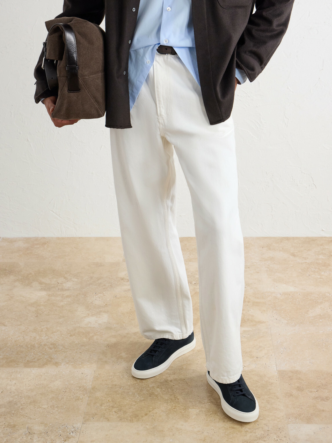 Common Projects - Achilles Nubuck Sneakers - Blue
