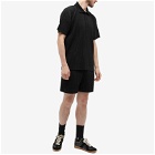 Homme Plissé Issey Miyake Men's Pleated Technical Short in Black