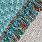 Viso Project Tapestry Blanket in Cream/Brown/Black