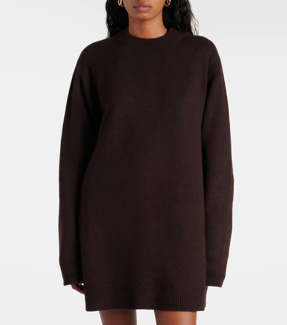The Frankie Shop Maxime wool and cashmere-blend sweater dress