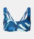 Pucci Printed bikini top