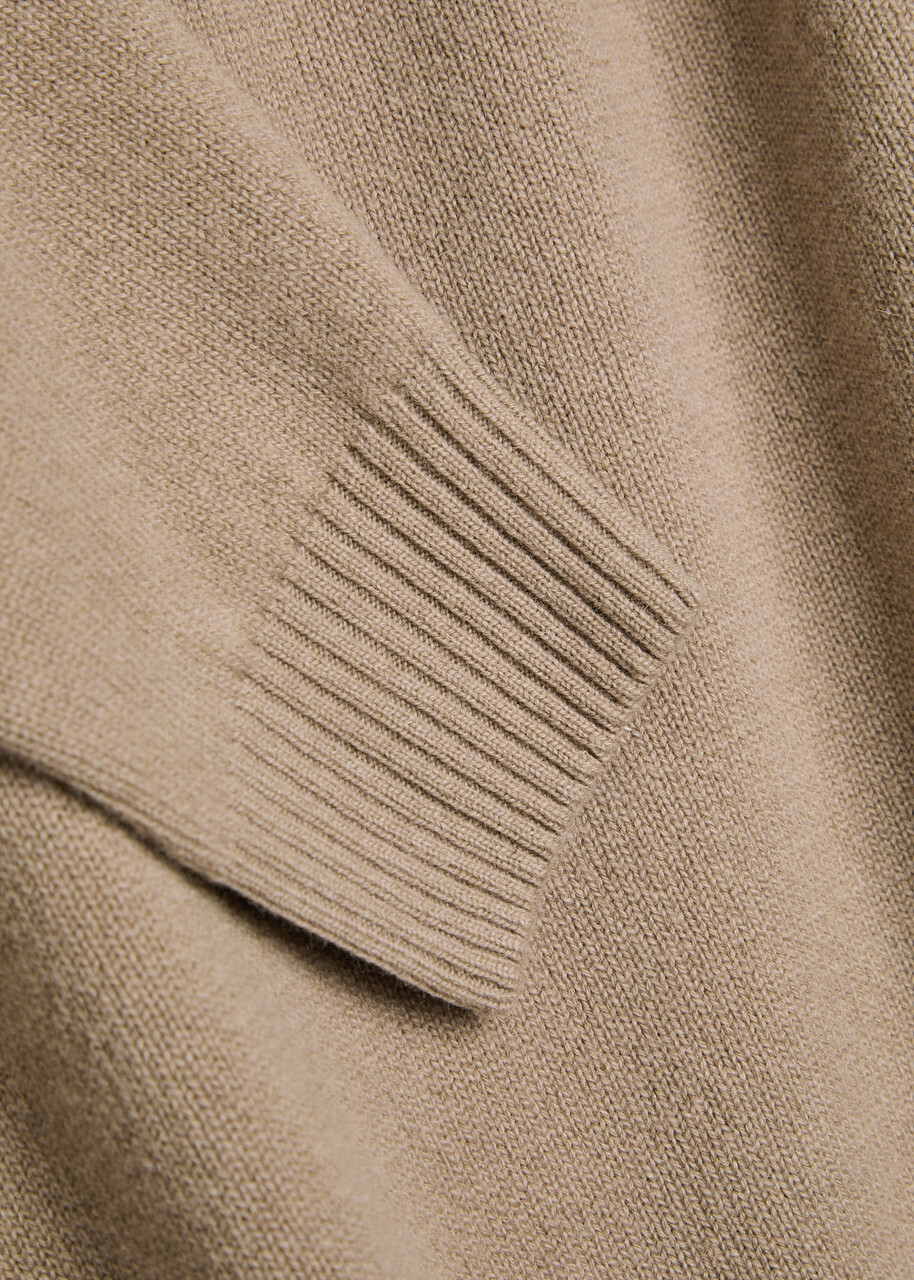 Aurélien City Wool and Cashmere-blend Jumper Taupe