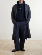Aimé Leon Dore - Logo-Embroidered Cotton-Jersey Hoodie - Blue