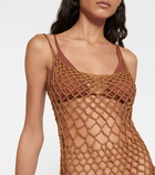 Loewe Paula's Ibiza crochet cotton minidress