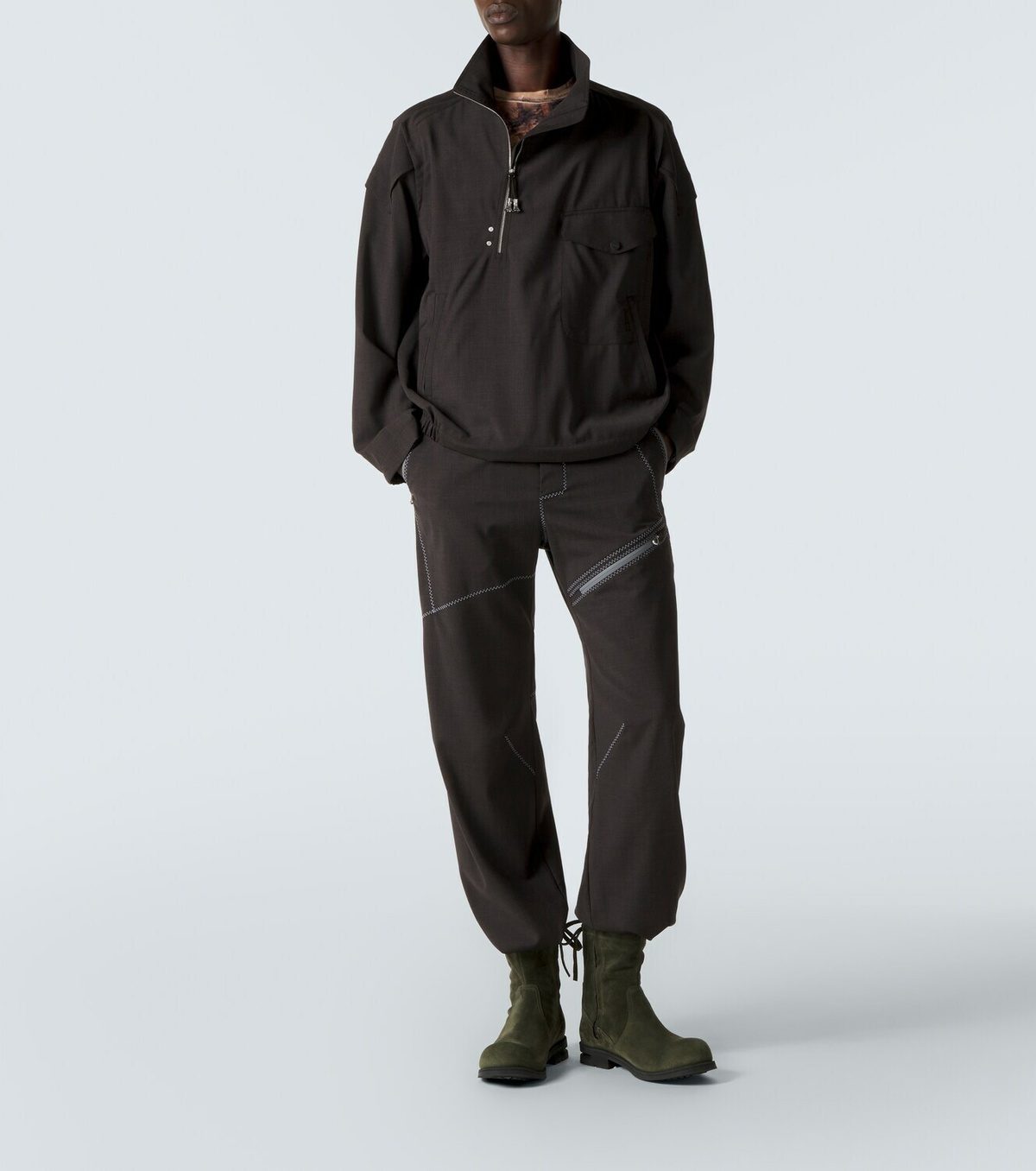 Kiko Kostadinov Farkas virgin wool jacket