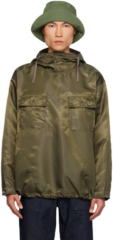 Photo: Engineered Garments Green Cagoule Shirt