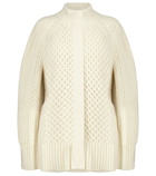 Alexander McQueen Wool and cashmere cape