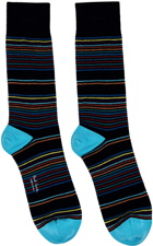 Paul Smith Three-Pack Blue Socks