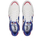 Diadora Men's B.56 Icona Sneakers in White/Blue Limonges