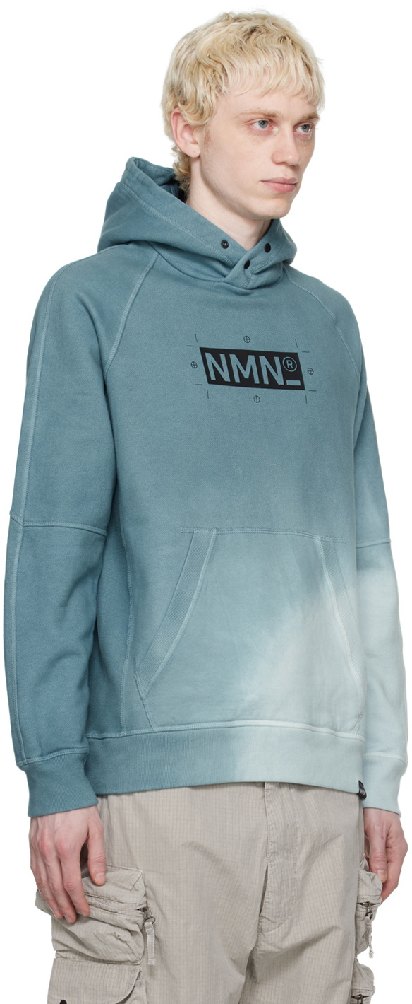 NEMEN® Blue Dip-Dyed Hoodie