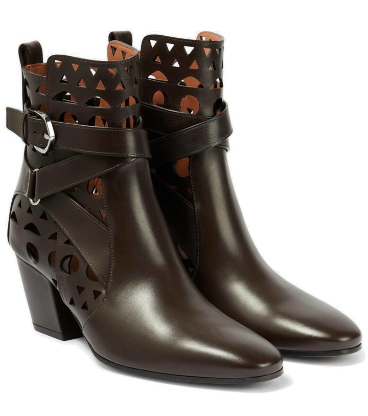 Photo: Alaïa Ziggy Vienne leather ankle boots