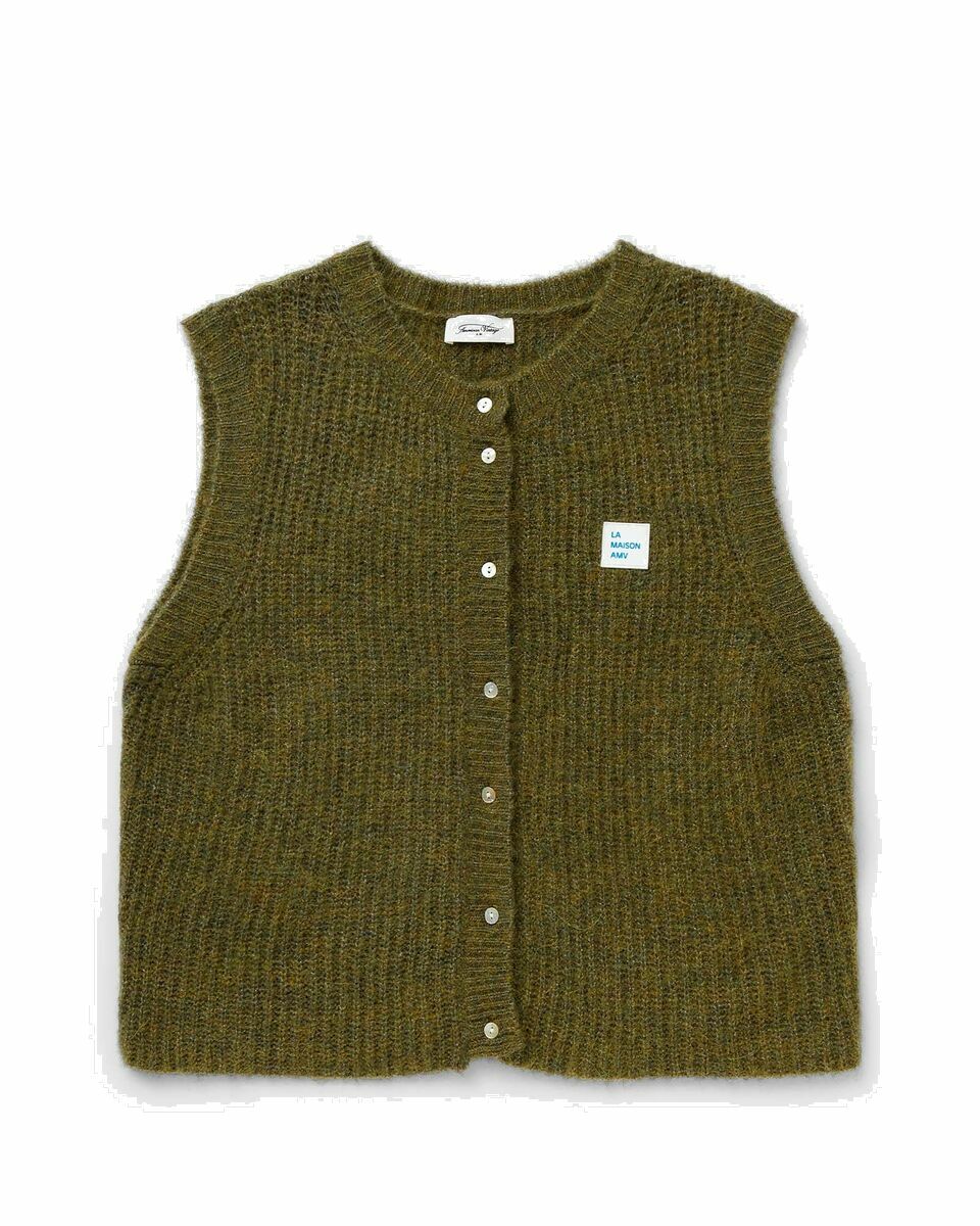 Photo: American Vintage East Knit Green - Womens - Vests