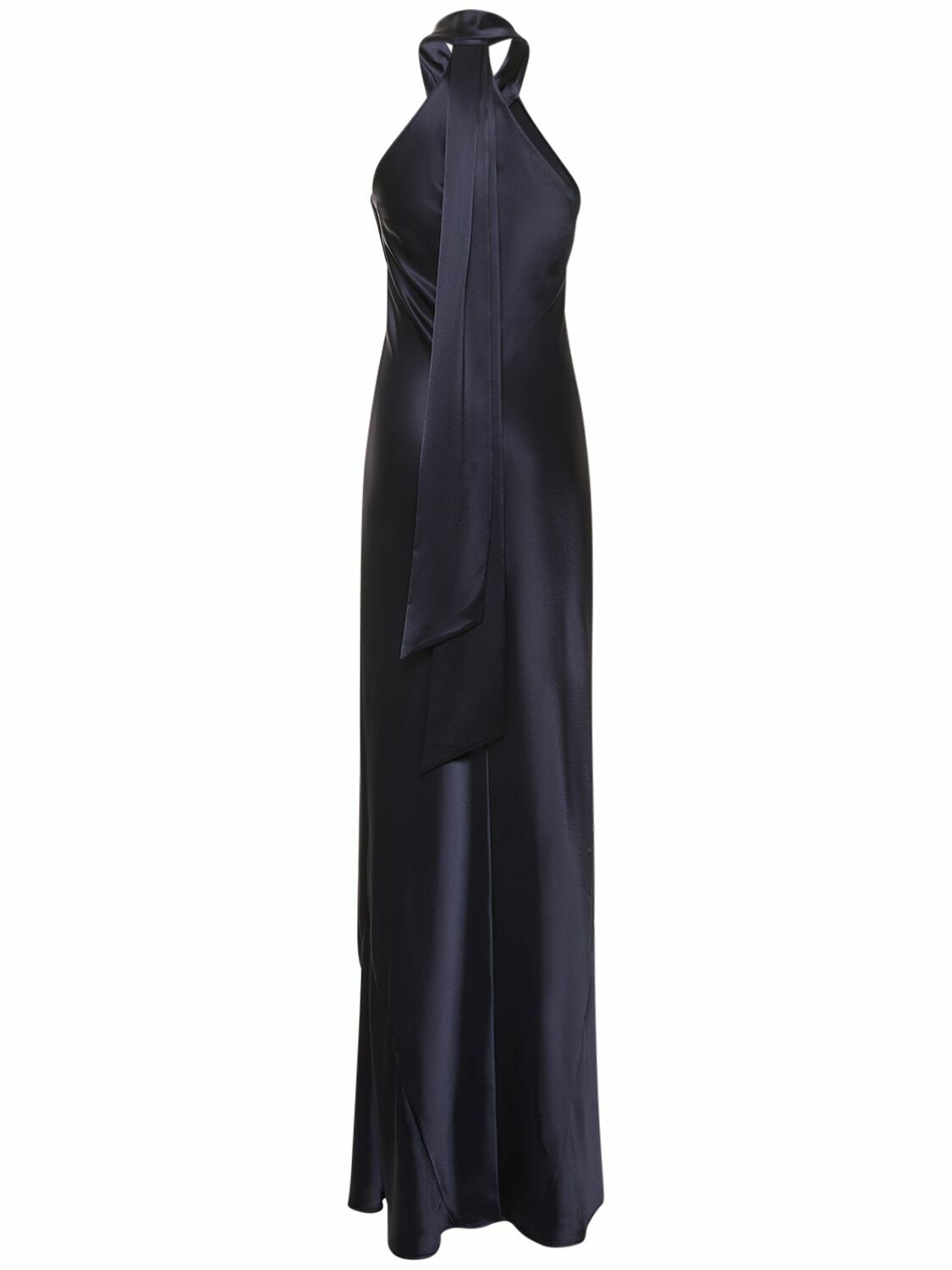 mermaid halter prom dress Elegant Black Mermaid Halter Sleeveless Open Back Applique Prom Dresses