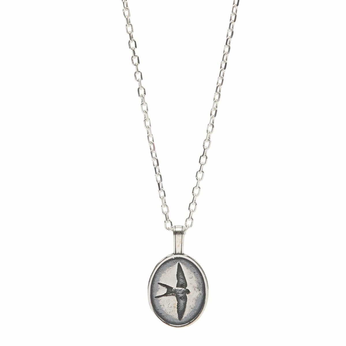 TwoJeys Men's Liberty Necklace in Sterling Silver 