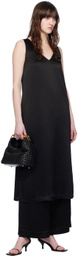 Elleme Black Textured Trousers