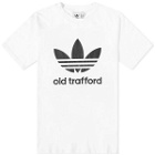 Adidas Men's MUFC Trefoil T-Shirt in White