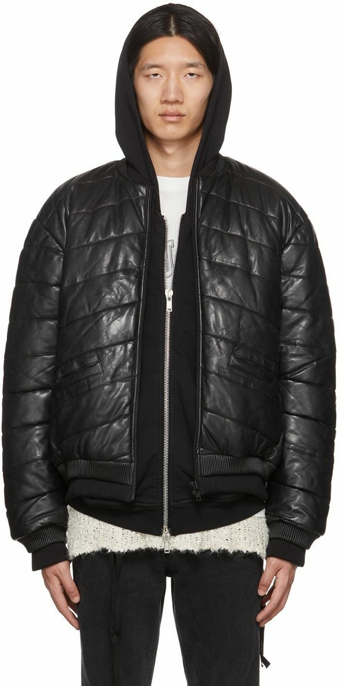 Photo: FREI-MUT Black Dear Leather Jacket