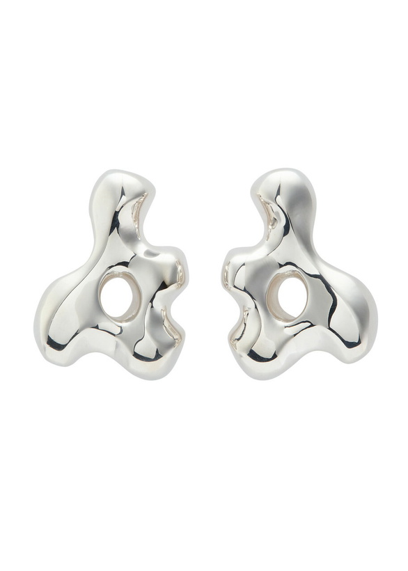 Photo: Agmes Bodmer Sterling Silver Drop Earrings - One Size