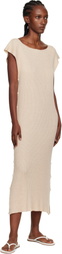 Baserange Beige Franca Maxi Dress