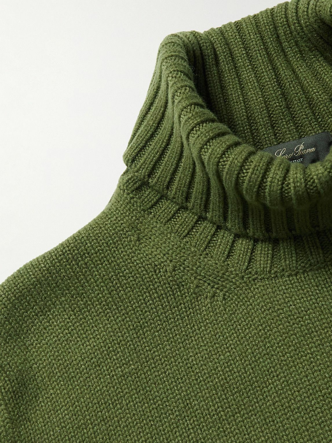 Loro Piana - Grafton Cashmere Rollneck Sweater - Green Loro Piana