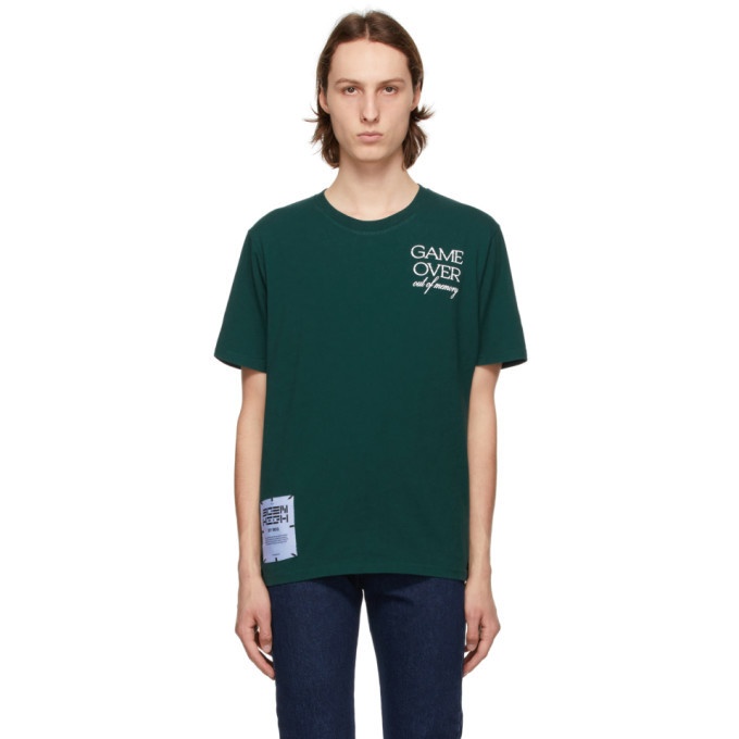 Photo: MCQ Green Relaxed Logo Game Over T-Shirt