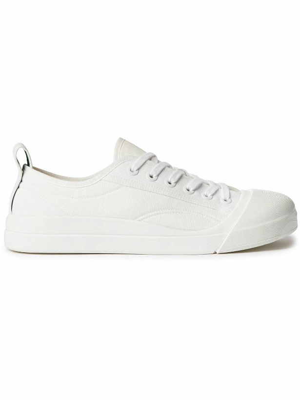 Photo: Bottega Veneta - Rubber-Trimmed Canvas Sneakers - White