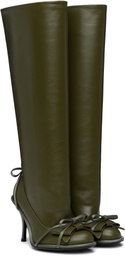 ALL-IN Khaki Double Tall Boots