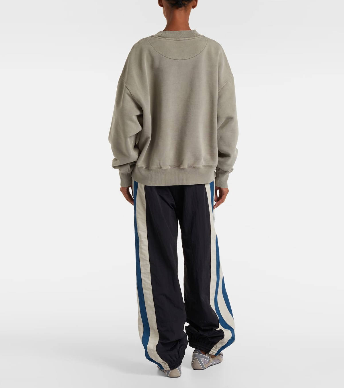 The Attico Cotton jersey sweatshirt