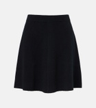 Jardin des Orangers Wool and cashmere miniskirt