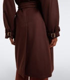 Max Mara Double-breasted cashmere trench coat