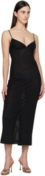 Miaou Black Florence Midi Dress