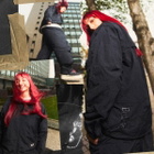 END. x Timberland Windbreaker Jacket in Black